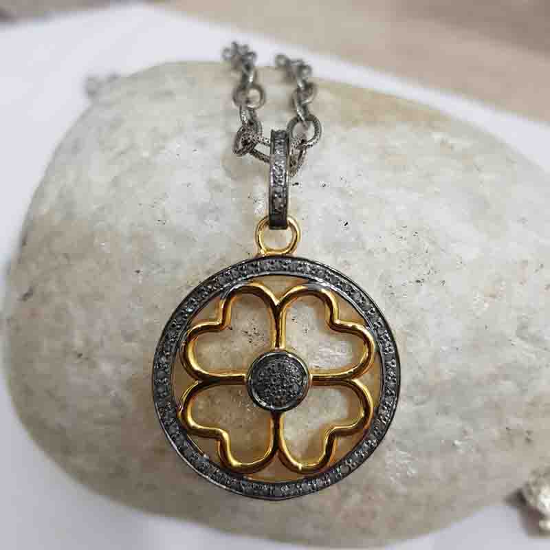 Stunning Fancy Designer Flower Pendent