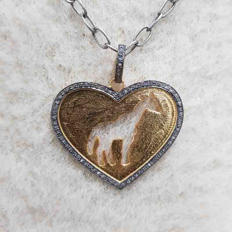 Precious Designer 925 Sterling Silver Heart Pendent