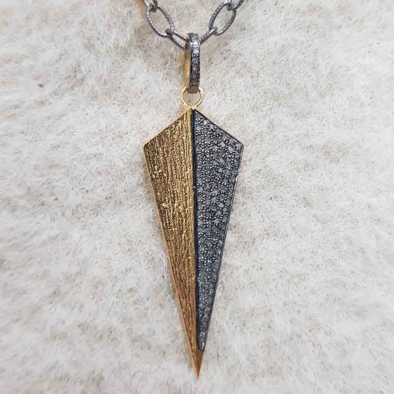 Handmade Arrowhead Designer Sterling Silver Pendent