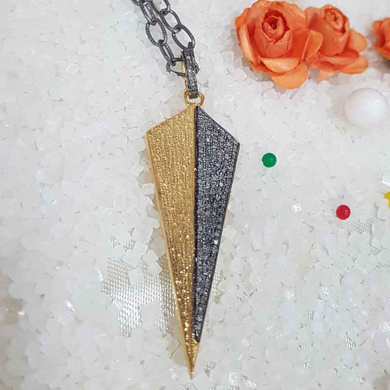 Handmade Arrowhead Designer Sterling Silver Pendent