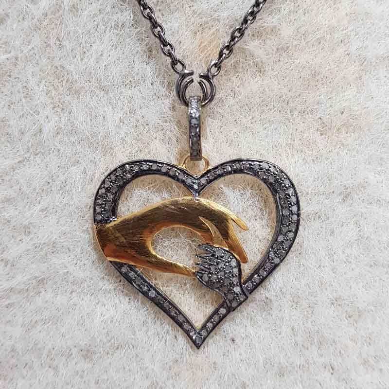 Beautifully Designed Forever Love Heart Pendent