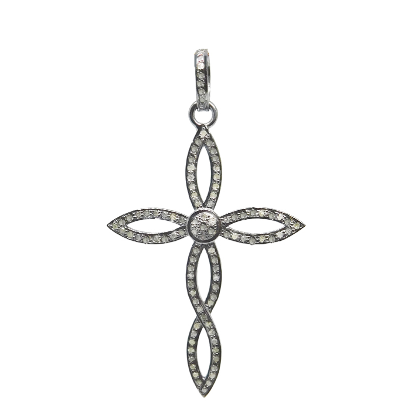 Pear Shape Cross Pendant